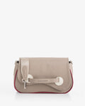 Cartera Alaia Taupe - con correa tejida